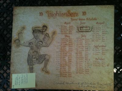 Picture, Helmar Brewing, Deadball Era Displays Card # 9, New York Highlanders, Team Display, New York Highlanders